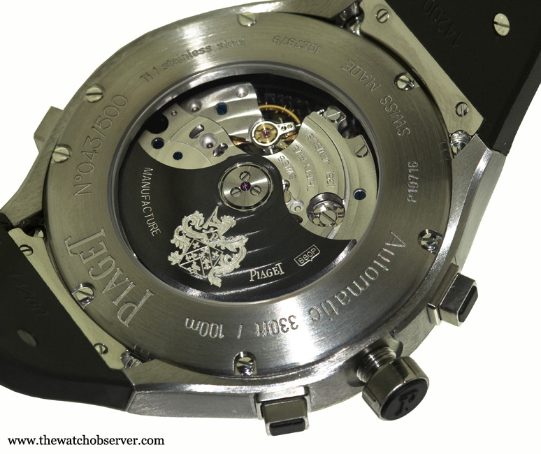 This Polo FortyFive is moved by a very beautiful 880P manufacture caliber.