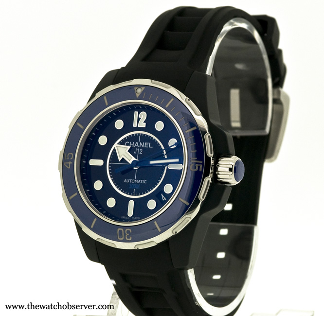 CHANEL J12 MARINE Black Ceramic Watch