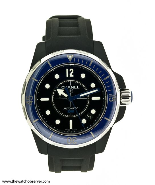 Chanel J12 Marine Automatic Watch Ceramic And Rubber 42