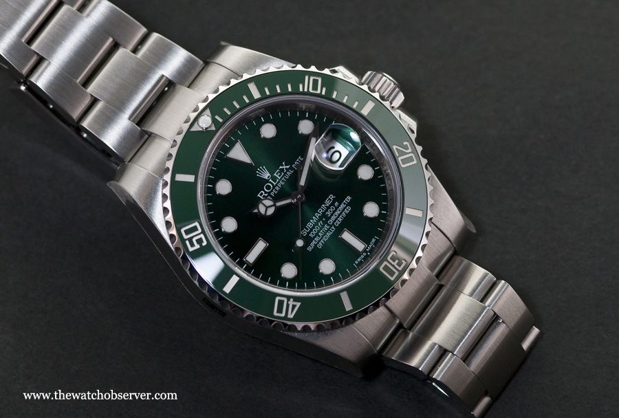 Rolex Submariner Date 116610LV Hulk - Live photos