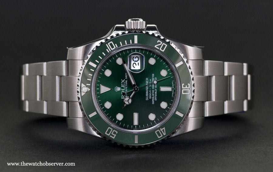Swiss watches - Rolex Submariner Date 116610LV Hulk
