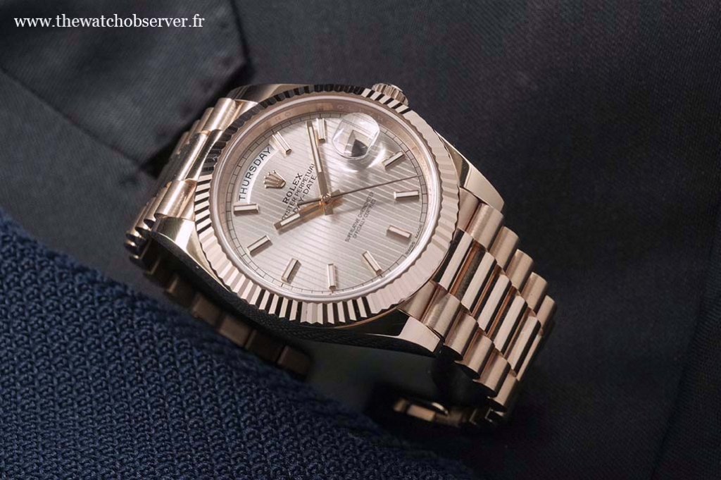 Lifestyle photo - Rolex Day-Date 40 Everose gold