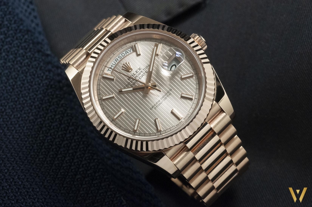 Rolex Day-Date 40 gold Everose 228235: review