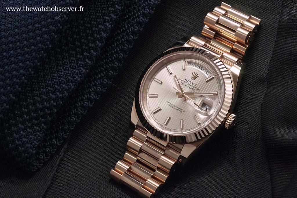 Swiss Made watch - Rolex Day-Date 40 gold Everose