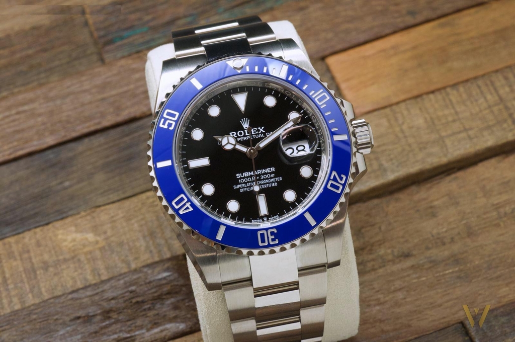 The new Rolex Sumariner Date 41 white gold blue ceramic bezel