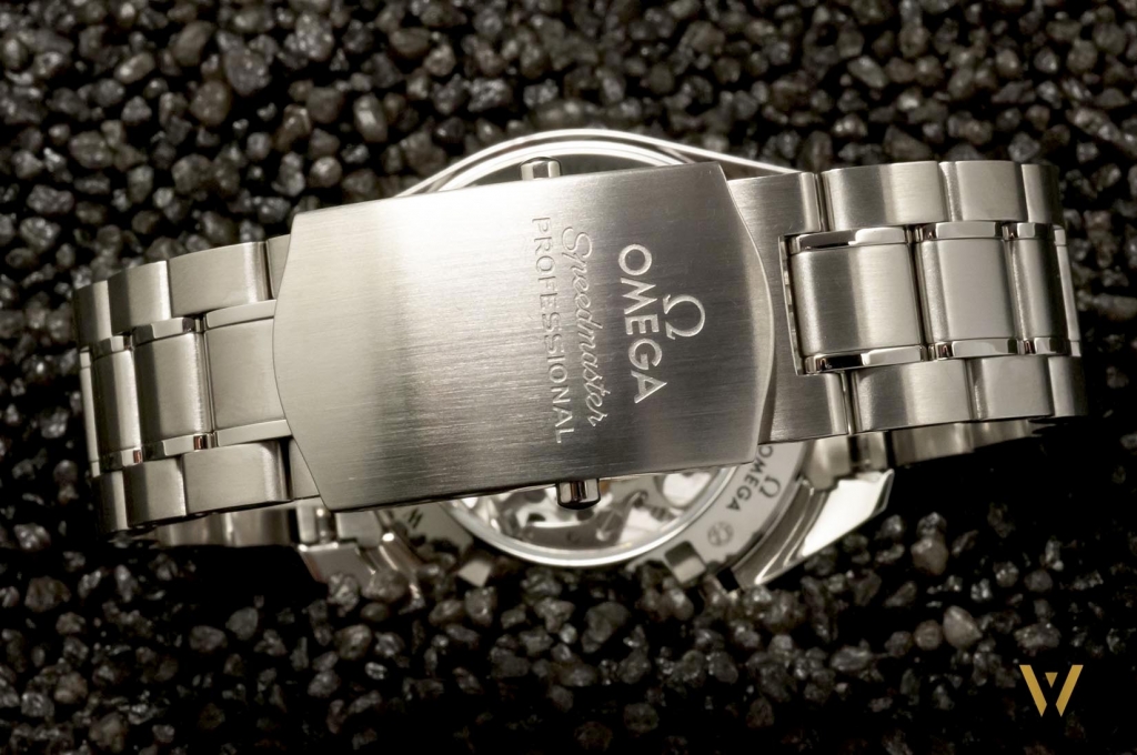Omega Speedmaster Moonwatch on stainless steel bracleet