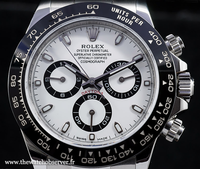 Rolex Cosmograph Daytona 116500LN white dial