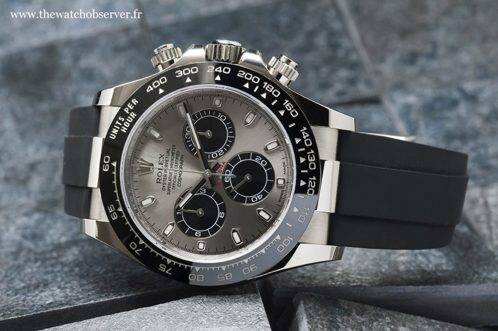 Rolex Daytona white gold 116519LN Oysterflex: full review