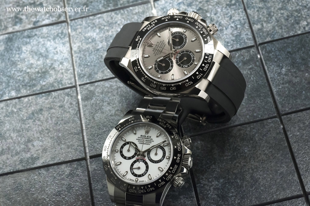 2 Rolex Daytona: steel or white gold?