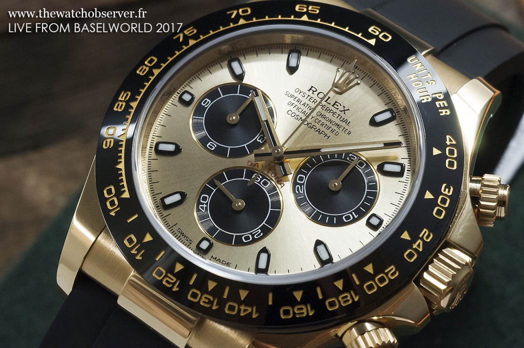 Rolex Daytona yellow gold 116518LN