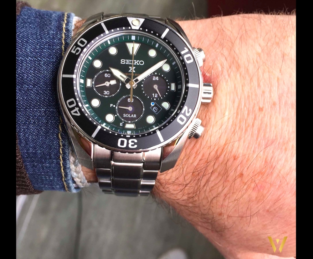 Seiko SSC807 Iriomote on the wrist