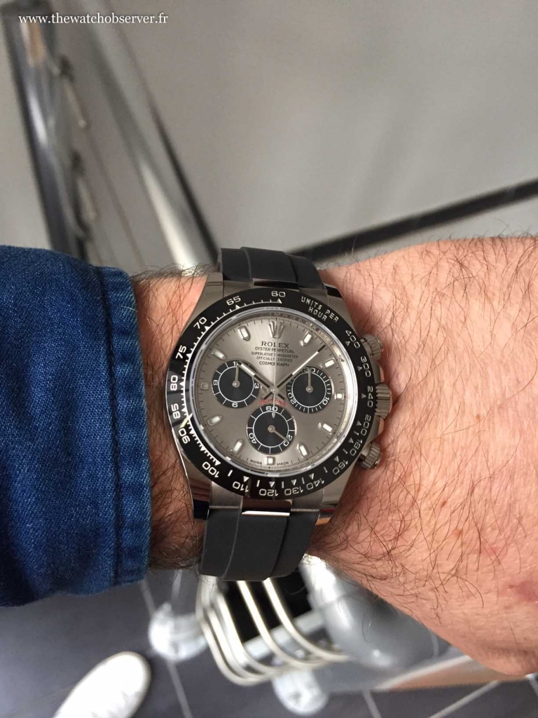 Live wristshot - Rolex Cosmograph Daytona white gold