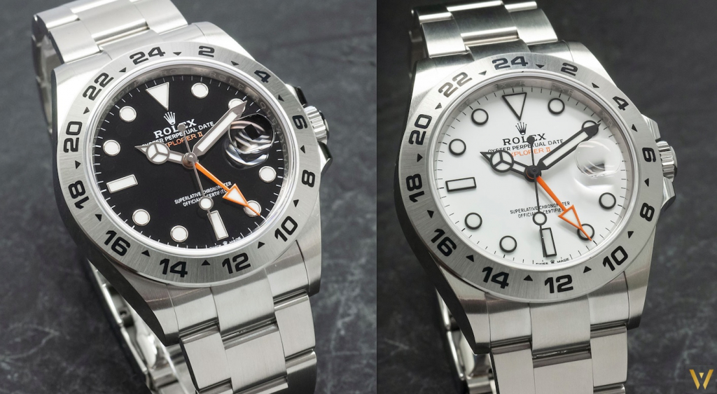 Black or white dial? New Rolex Explorer 2 (2021 versions)