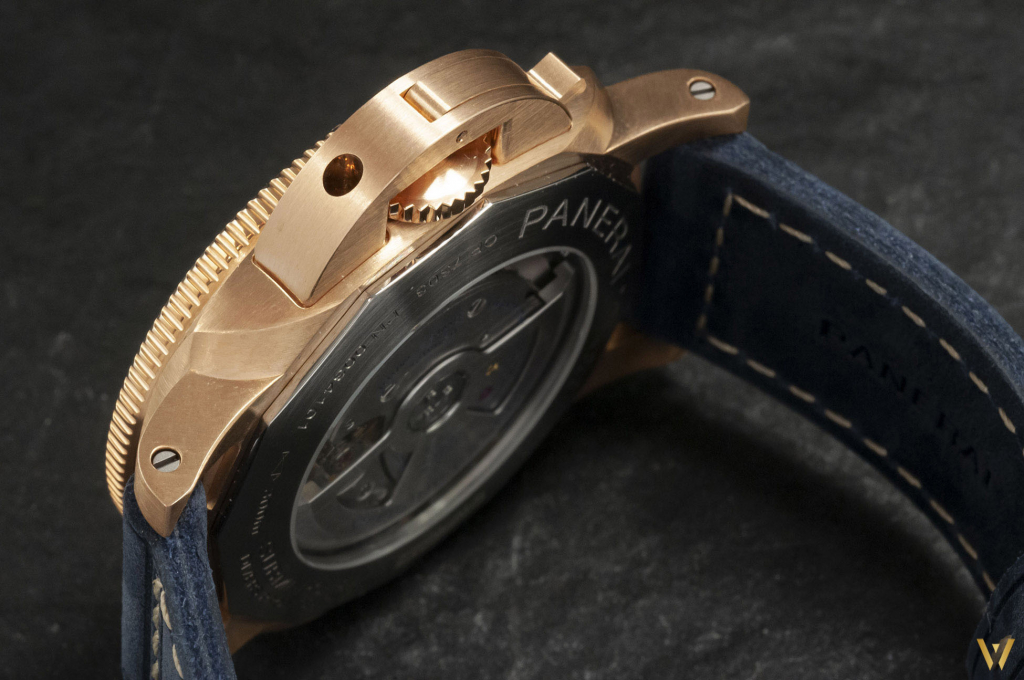 A 42mm case for the new Panerai PAM 1074 Bronzo