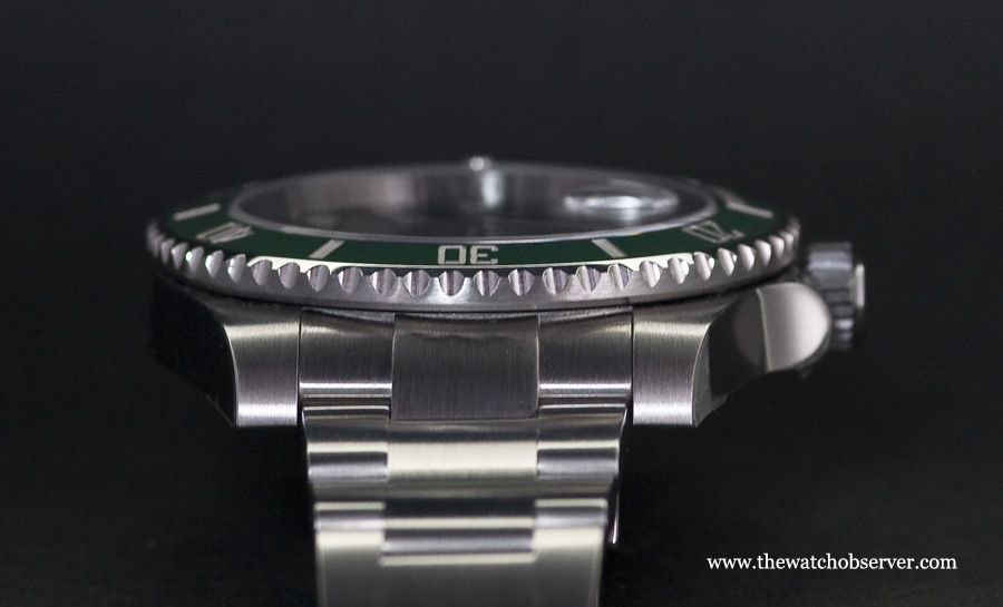 Lugs of the Rolex Submariner Date 116610LV Hulk